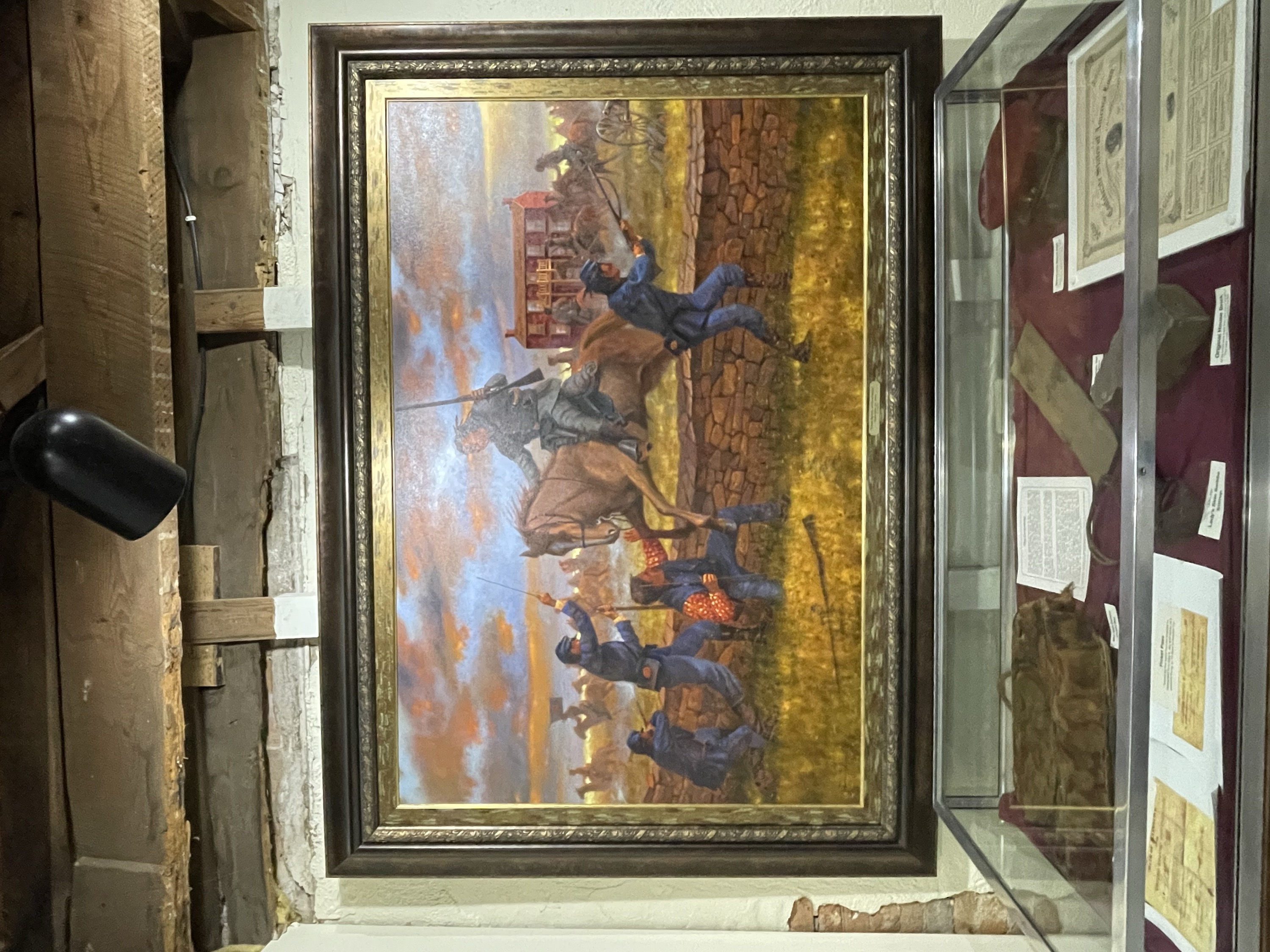 Native Americans at First Battle of Newtonia